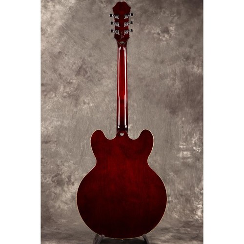Epiphone Noel Gallagher Riviera Dark Wine Red Electric Guitar with hard case - Picture 4 of 12