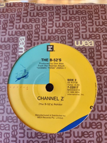 B-52's "Love Shack" 1989 REPRISE Oz 7" 45rpm - Bild 2 von 2