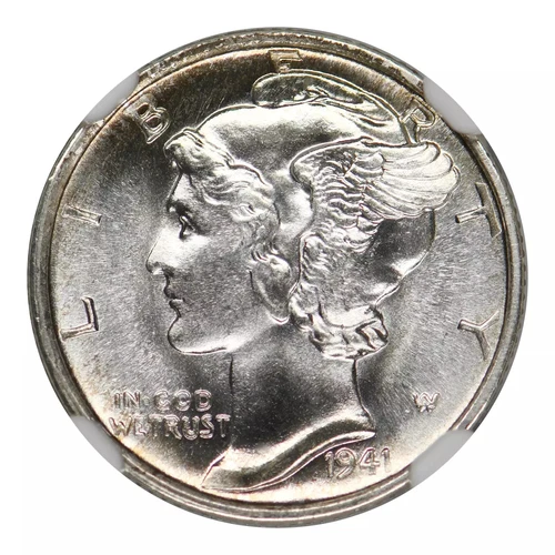 1941-S Mercury Dime NGC MS-67+ CAC