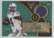 2015 Topps Triple Threads Rookie Relics Emerald /50 Josh Robinson Auto RC