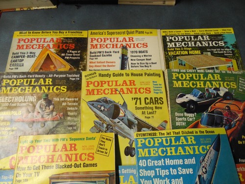 Magazine mécanique populaire vintage 1970 lot de 11 - Photo 2/4