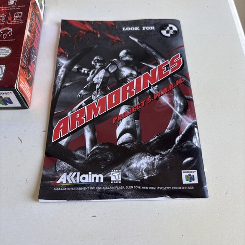 Turok Rage Wars Nintendo 64 N64 Spiel Cartridge Anleitung Box Poster FUNKTIONIERT - Bild 6 von 14