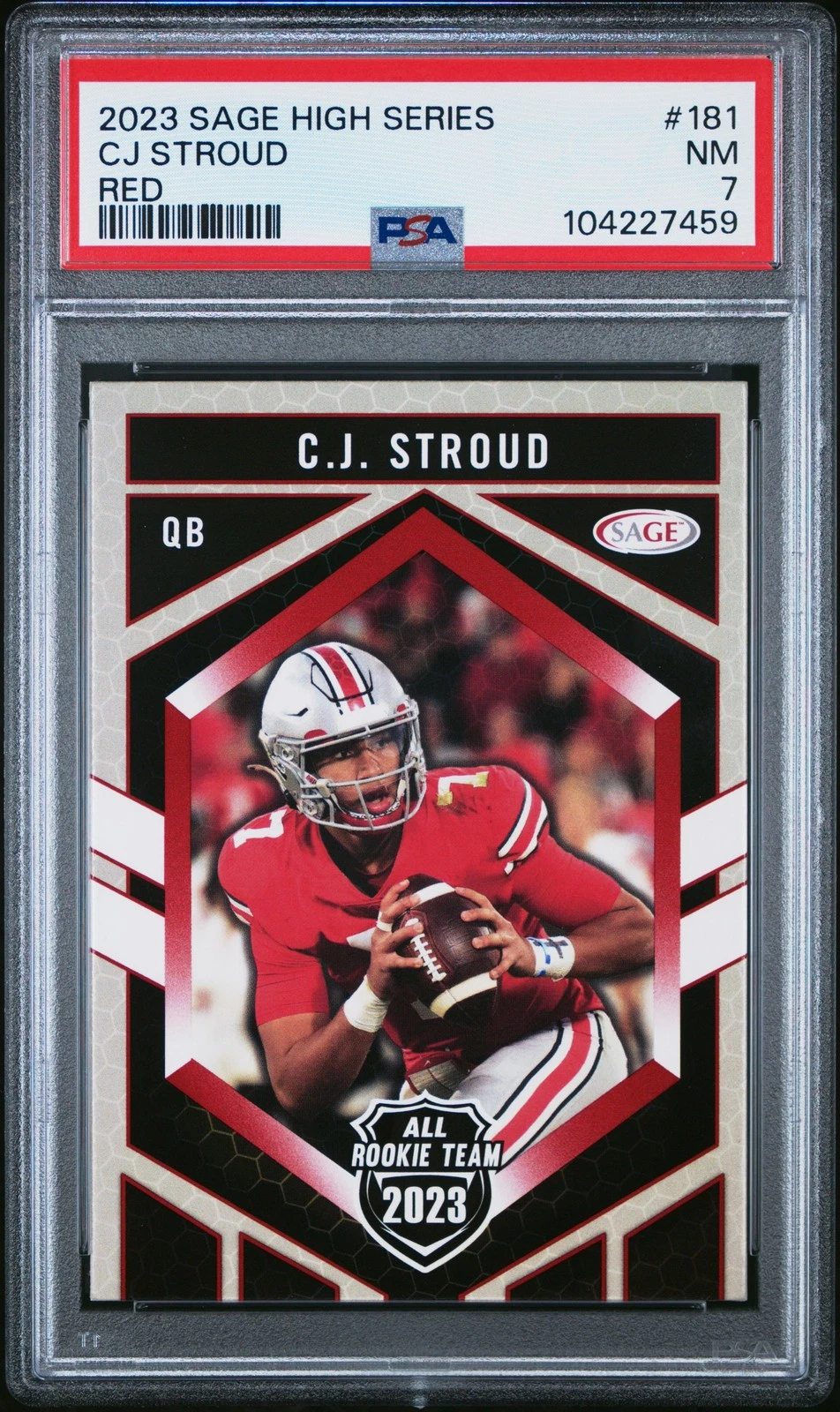 CJ Stroud Sage High Series #181 Red