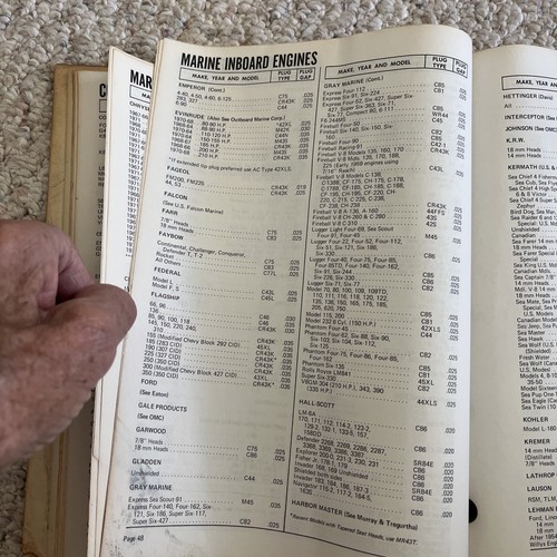 VINTAGE 1971 GM AC DELCO DEALERSHIP SPARK PLUGS for many different engines - Picture 10 of 16
