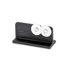Rada Cutlery Quick Edge Knife Sharpener (R119), 3.5"x2", Stainless Steel Whee...