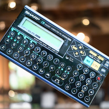 Sharp PC-1246DB Pocket Computer 2KB BASIC Programmable Vintage 80s Japan Tested