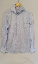 Camicia da uomo manica lunga royal in cotone colore azzurro tinta unita taglia M