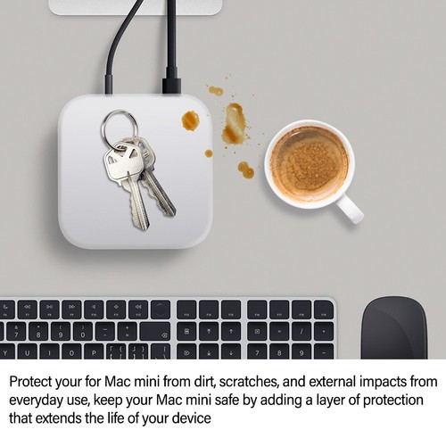 Transparent Soft Silicone Case for Mac MiniM42024 User Friendly Access - Photo 12/43
