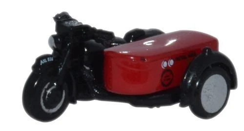 Oxford Échelle 1:148 Motocyclette Et Side-Car Royal Mail - Photo 1/1
