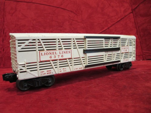 VERY CLEAN POSTWAR Lionel 6376 Vintage O Circus Stock Car - Picture 3 of 18