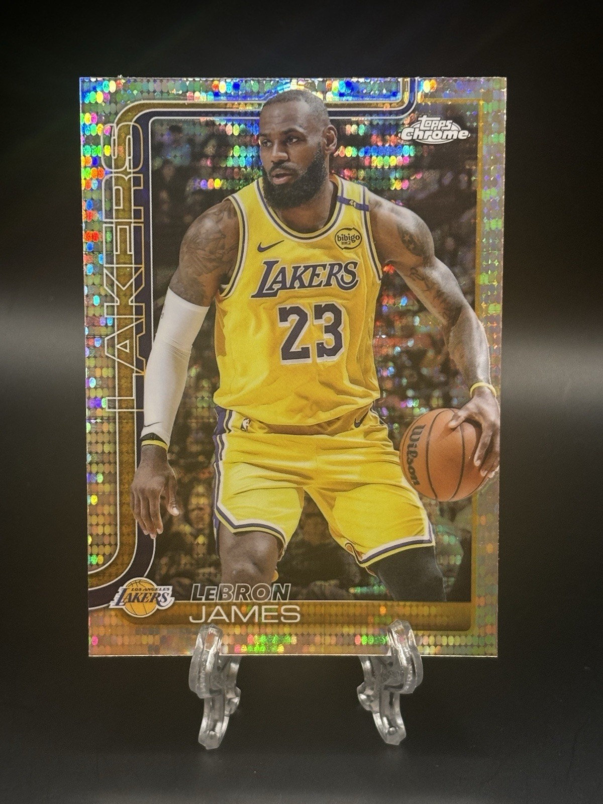 2025-26 Topps Chrome Basketball Lebron James Pulsar #127 - LA Lakers