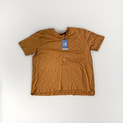 NEU Herren PD&C V-Ausschnitt Kurzarm T-Shirt Gr. 3XL 100% Baumwolle Tabakfarbe - Bild 1 von 8