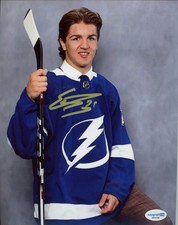 TAMPA BAY LIGHTNING- ETHAN GAUTHIER SIGNED AUTOGRAPH 8x10 PHOTO PICTURE ACOA NHL