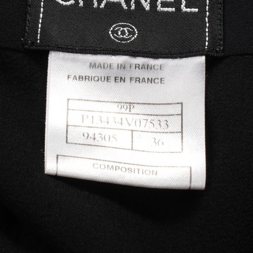 CHANEL jupe vêtement bas soie femme noir P13434V07533 boutiques F/S du Japon