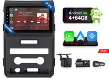 9"Android Auto 14 4 64 Car Radio Wireless CarPlay for Ford F150 2009-2014 CANBUS