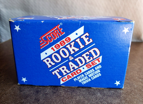 SCORE 1989 ROOKIE & TRADED CARD SET 110 BASEBALL Player Cards & 10 Trivia Cards - Picture 8 of 13