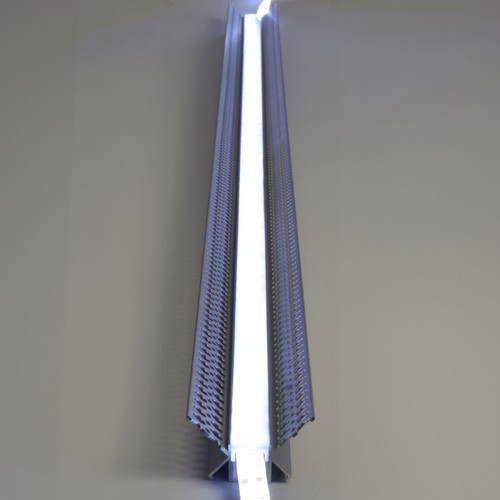 Aluminium LED Tape Profile Internal Corner Plaster-in 2m - Picture 4 of 8