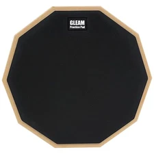 Drum Practice Pad - 12 inch Rubber Surface High Density Compressed Wood Foam ...