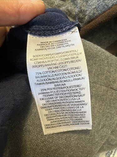 Polo Ralph Lauren Gray Sweatshirt Men's XL Quilted Jersey Quarter Snap Pullover - Picture 10 of 17