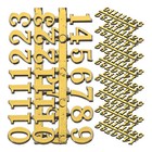 10 Sets of Plastic Clock Numerals Kit Arabic Number Digital Clock Numbers Clock 