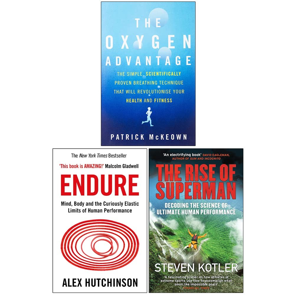 The Oxygen Advantage, Endure & The Rise Of Superman 3 Books Books Paperback