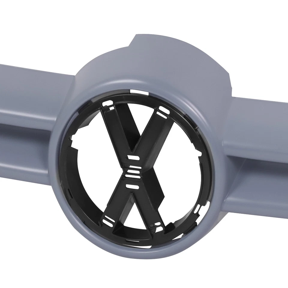 Para VW Golf 1999-2006 Diseño OE Listones Horizontales Rejilla Delantera Carcasa con Ranura de Insignia Foto 2 de 4