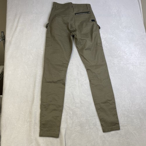 G Star Raw 27x34 Green Moto Zip Pocket Slim Mens Cargo Pants - Picture 7 of 9