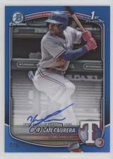 2025 Bowman Chrome Prospect Blue Refractor /150 Yeremi Cabrera #CPA-YC Auto