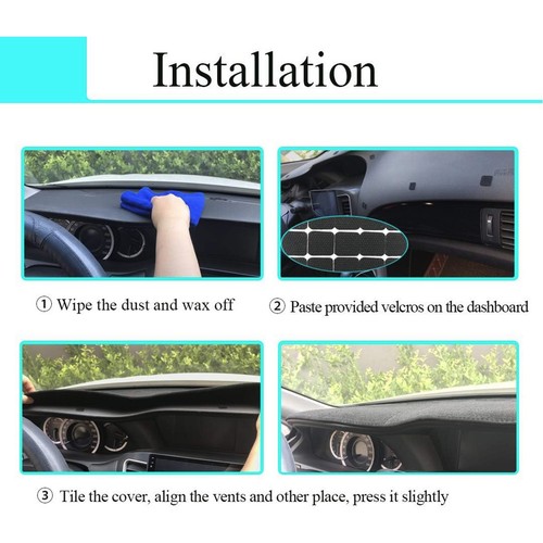 For GMC Yukon Sierra SLT Dash Cover Mat Dashboard SunShade Protective Carpet Mat - Bild 4 von 13