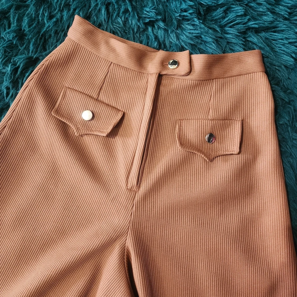 Vintage 70s Wide Leg Gauchos - Image 2 of 4