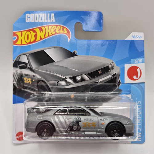 Hot Wheels Nissan Skyline GTR (BCNR33) Godzilla Gris Mattel Diecast - Imagen 1 de 7