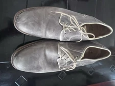 Johnston & Murphy J&M 1850 Leather Sheepskin Martell Oxfords  Sz 12 Gummy