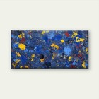 Vibrant Abstract Smooth Texture Unframed Canvas Painting for Living