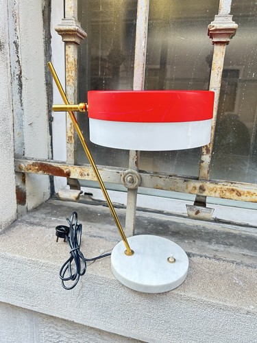 LAMPADA DA TAVOLO 50s STILUX MILANO ITALIAN DESIGN SIGNED RARE TABLE LAMP - Imagen 2 de 19