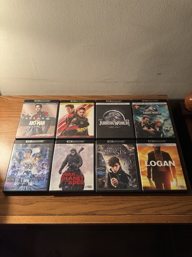 Lot of 8 4K Blu-ray Action Sci Fi Movies Wholesale Lot Random Mix USED VERY GOOD - Picture 2 of 4