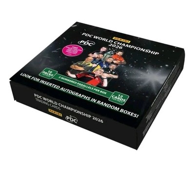 Panini PDC World Championship 2026 Trading Cards - Collectors Box Versandbereit
