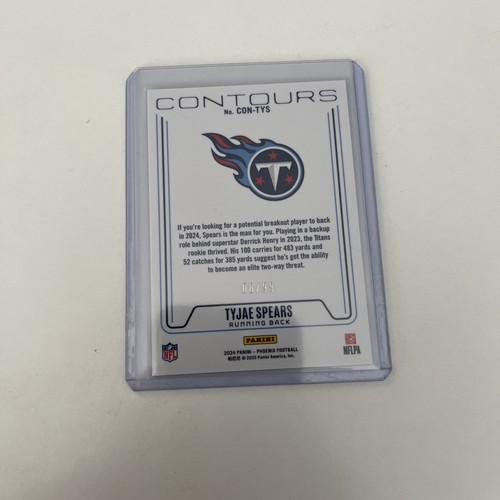 2024 Panini Phoenix #CON-TYS Tyjae Spears Contours Red #/99 - Bild 2 von 2