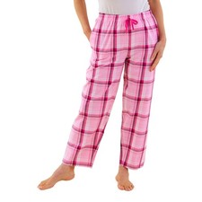 Womens Check Pyjama Trousers Bottoms Lounge Pants Winter Summer Love To Sleep