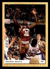 Ashraf Amaya 1993 Classic Draft Picks Card #11 Southern Illinois Salukis