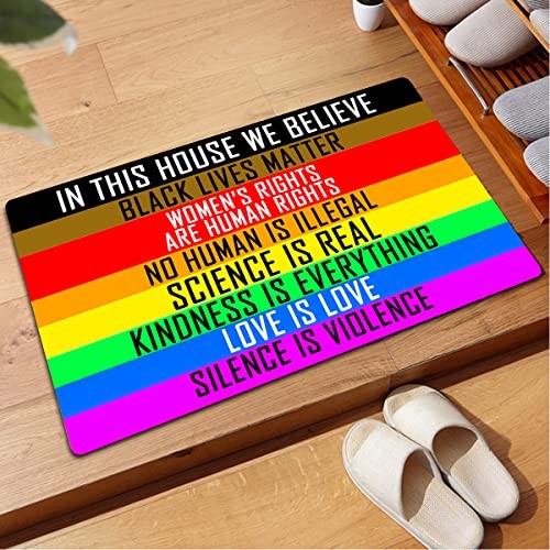 Funny Welcome Doormats Decorative Area Rugs for Front Porch Decor In This - Picture 3 of 8