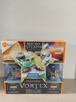 Hexbug Brawler Arena Battlebots Micro Titans Vortex Samurai vs. Knight