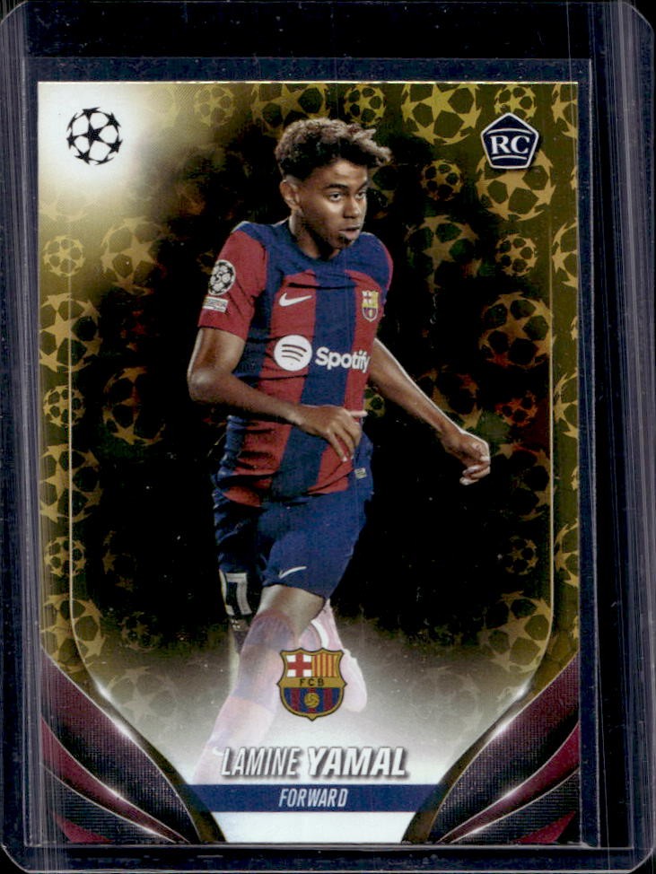 2023-24 Topps UEFA Lamine Yamal RC Starball Foil #64 Barcelona
