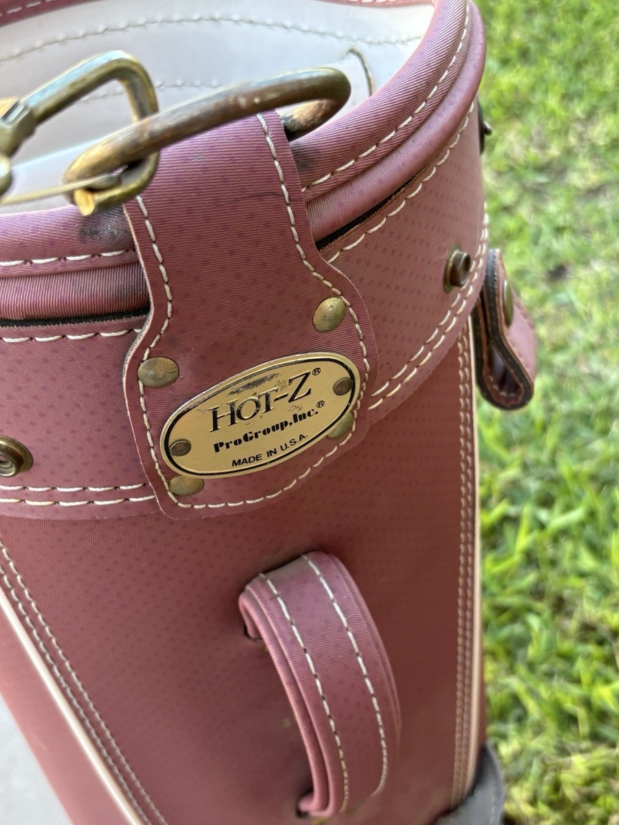 激レア！アメリカ製！HOT-Z ProGroup,lnc.キャディバッグ Vintage Hot Z Pro Group Cart Golf Bag & Matching Head Covers | eBay