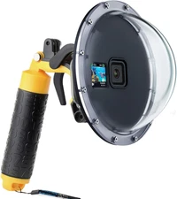 Dome Port for Gopro Hero 13/12/11/10/9 Black, 147 Feet Underwater Water Dome Len