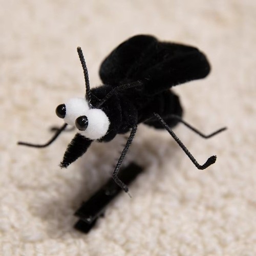 Funny Plush Toys Soft Insect Spring Hairpin Mosquito Hairpin Photo Props - Picture 13 of 15
