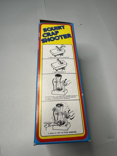 CASE of 12 Vintage Novelty Crap Shooter - Squirts Water - 1982 - Picture 8 of 9