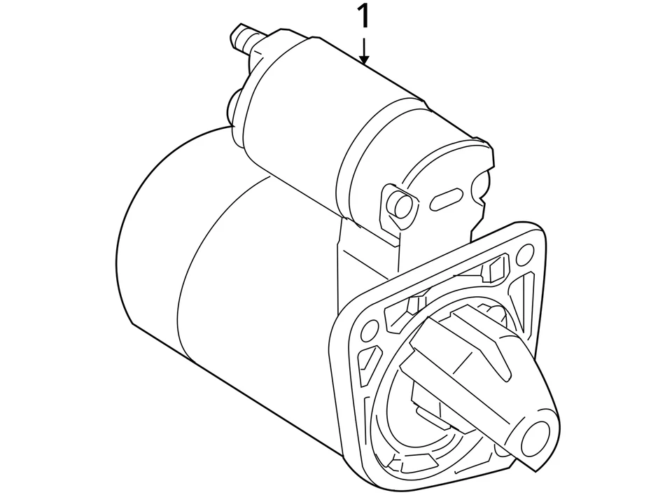 2001-2009 Hyundai Accent Car Starter Motor Solenoid Oem WBGZ9 - Image 4 of 4
