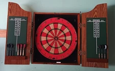 vintage marlboro Country Store dartboard Darts Lot  Widdy Wood Darts  