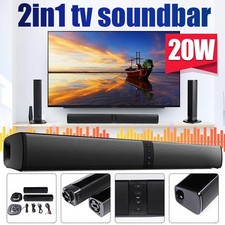 Bluetooth Soundbar TV Home Speaker System Wireless Subwoofer 3D Surround Sound