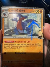 Cynthia’s Gabite 103/182 *SWIRL* Destined Rivals Cosmos Holo Pokemon TCG NM/M